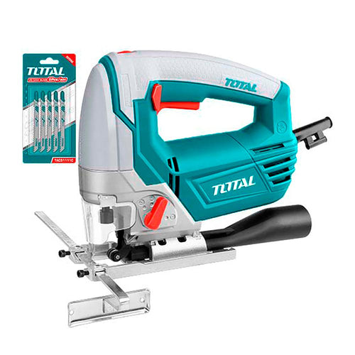 Caladora Eléctrica 800W Industrial + Juego de Sierras Total (UTS2081006)