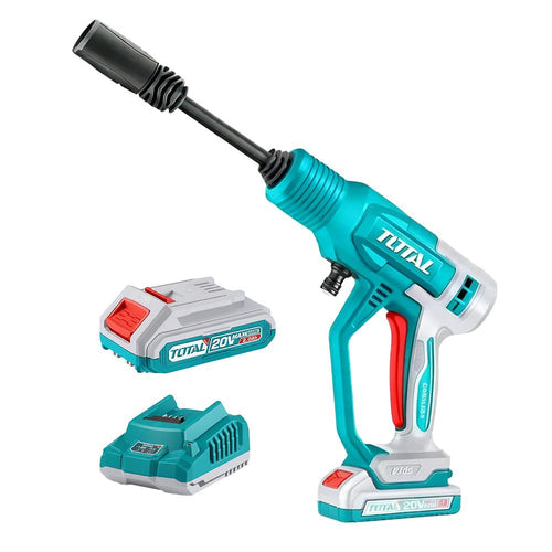 Hidrolavadora Inalámbrica 20V Portátil + 1 Batería 2.0Ah + Cargador Super Total (UTPWLI20362)