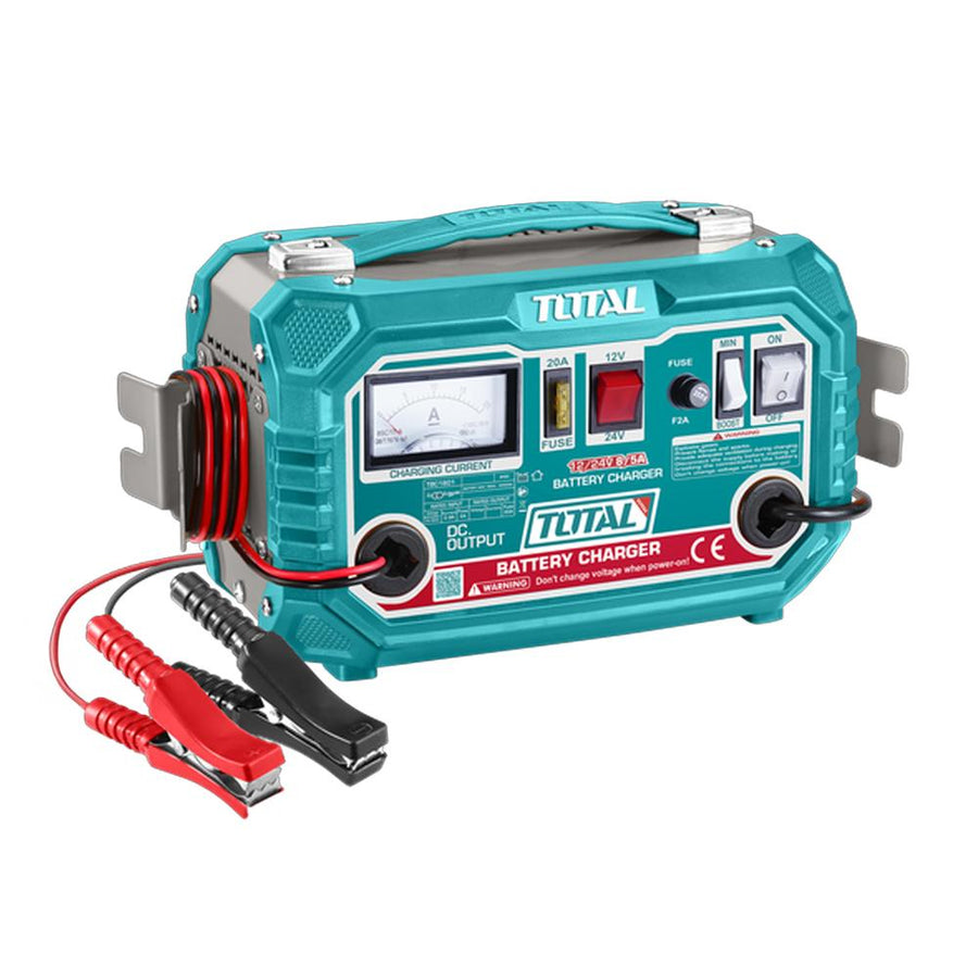 Cargador de Batería para Carro 12V-24V 8.5Amp Total (UTBC1601)