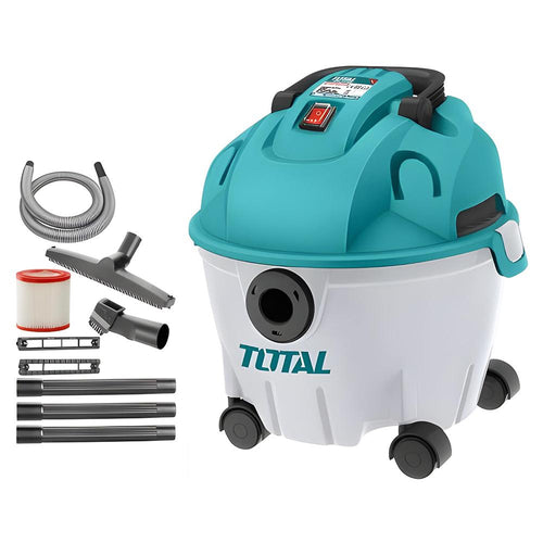 Aspiradora y Sopladora 2 en 1 para Húmedo y Seco 10L 1200W + Accesorios Total (UTVC12101)